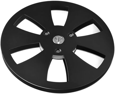 بكرة شريط فارغة، بكرة معدنية من الألومنيوم مقاس 1/4 7 بوصة، من سبائك الألومنيوم، بكرة حمل فارغة عالمية إلى بكرة محور صغير، للبكرة إلى البكرة لـ TEAC/ReVox Studer (أسود) in Kuwait