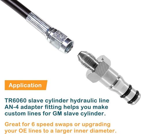 لجنرال موتورز LS LSX TR6060 مخلب الرقيق اسطوانة الهيدروليكية خط محول تركيب AN-4 TREMEC مبادلة SS in Saudi Arabia