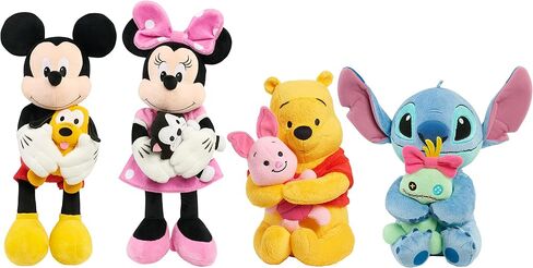 Just Play Disney Classics Lil Friends Stitch and Scrump Plush Stuffed Animal, Officially Licensed Kids Toys for Ages 0+ in Saudi Arabia