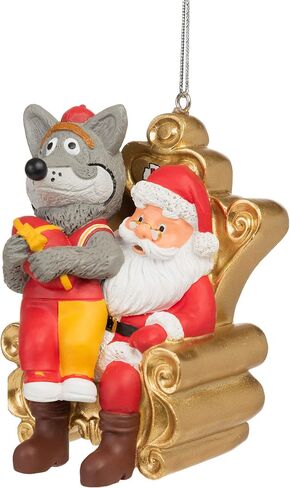 FOCO NFL Mascot On Santa's Lap Hanging Christmas Tree Holiday Ornament in Saudi Arabia
