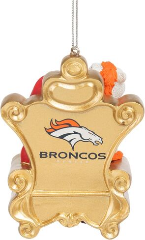 FOCO NFL Mascot On Santa's Lap Hanging Christmas Tree Holiday Ornament in Saudi Arabia