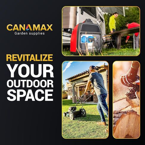 حبل سحب Canamax GX160 لـ Predator 212 CT200u Honda (4 حبال بداية الارتداد + 1 مقبض مقبض) GX200 GX120 GX240 GX270 Champion Generator 2500 3500 4000 4375 تيلر، سلك سحب 4 مم 5/32 بوصة in Kuwait