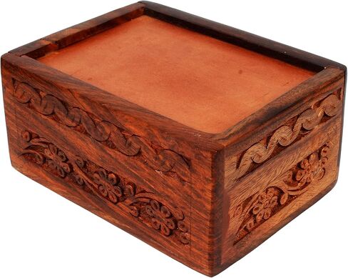 Wooden Pet Memorial Cremation Urns for Ashes Pet Urn Wood Keepsake Paw Box Urns for Cat Dogs Ashes | Cat Memorials in Saudi Arabia