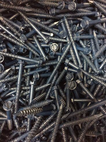 Shorbioen 100-Pack 1/4 x 1-3/4 برغي خرساني سداسي ذو حواف بيضاء * لقمة الحفر غير متضمنة * BC-1428CNHFW in Kuwait