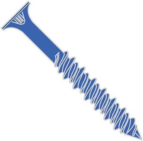 Shorpioen 20-Pack 1/4 x 3 1/4 Phillips Flat Concrete Screw * Drill Bit NOT Included * Blue Perma Seal BC-1452CNPF in Saudi Arabia