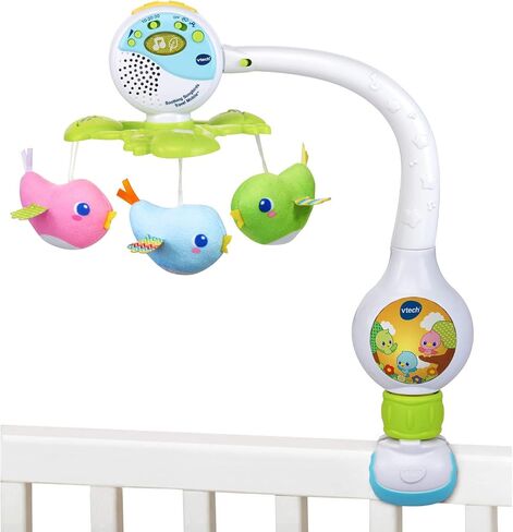 VTech Soothing Songbirds Travel Mobile، أبيض in Saudi Arabia