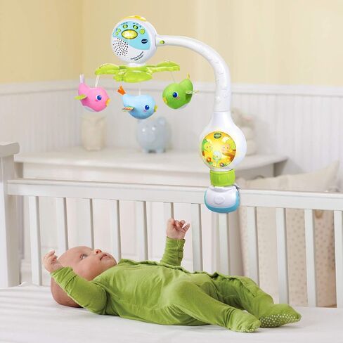VTech Soothing Songbirds Travel Mobile، أبيض in Saudi Arabia