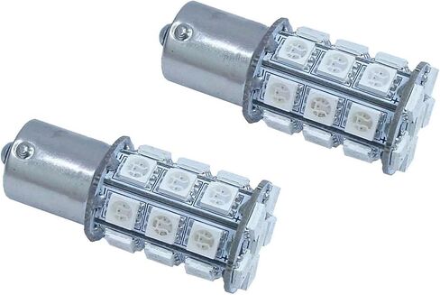PA LED 2PCS 1156 Ba15s Purple Auto LED Bulb 12V لإشارة الانعطاف، علامة جانبية، توقف، احتياطي، ضوء خلفي (1073 1003 1093 1129 1141 1159 1259 1459 1619 1651 1680 3496 5007 5008 7506 7527 متاح) in Kuwait