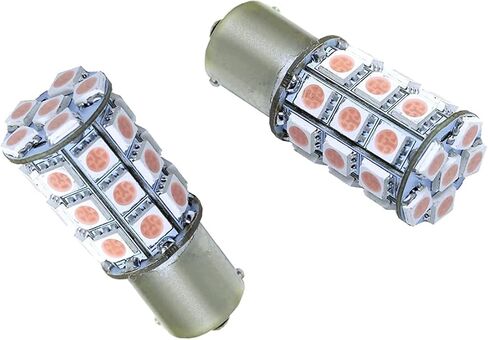 PA LED 2PCS 1156 Ba15s Purple Auto LED Bulb 12V لإشارة الانعطاف، علامة جانبية، توقف، احتياطي، ضوء خلفي (1073 1003 1093 1129 1141 1159 1259 1459 1619 1651 1680 3496 5007 5008 7506 7527 متاح) in Kuwait