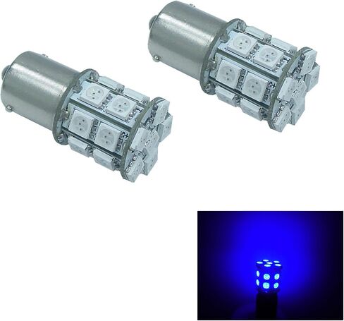 PA LED 2PCS 1156 Ba15s Purple Auto LED Bulb 12V لإشارة الانعطاف، علامة جانبية، توقف، احتياطي، ضوء خلفي (1073 1003 1093 1129 1141 1159 1259 1459 1619 1651 1680 3496 5007 5008 7506 7527 متاح) in Kuwait