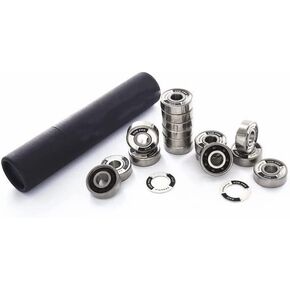 Bearings 16PCS Si3N4 Black Ceramic Speed Bearing for Inline Speed Skates Shoes Professional Race 608RS 7 Beads Bearings in Saudi Arabia