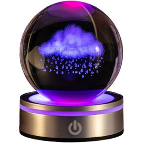 Luminous Crystal Ball Decoration in Saudi Arabia