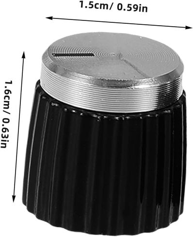 4pcs Potentiometer Control Knobs: Small Plastic Knobs for Audio Systems - Rotary Potentiometer Caps for Audio Amplifier Bass Guitar in Saudi Arabia