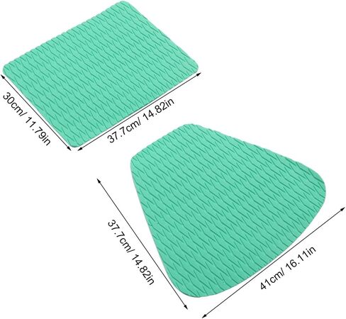 SUPVOX 1 Set Inflatable Kayak Seat Cushion Lightweight Comfortable Pad for Fishing Outdoor Camping Kayaking Quick Inflate Deflate Non Slip Design Light Green in Saudi Arabia