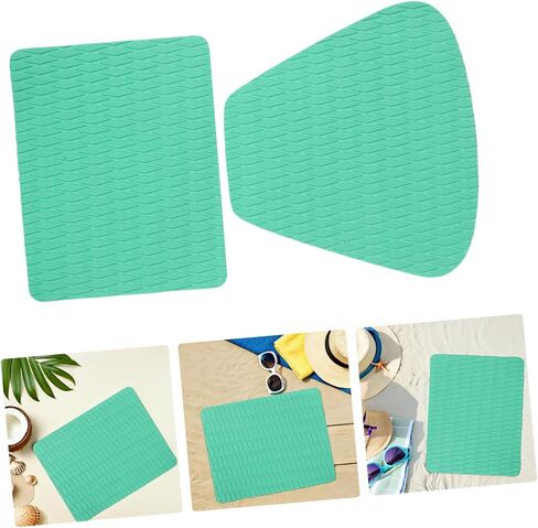 SUPVOX 1 Set Inflatable Kayak Seat Cushion Lightweight Comfortable Pad for Fishing Outdoor Camping Kayaking Quick Inflate Deflate Non Slip Design Light Green in Saudi Arabia