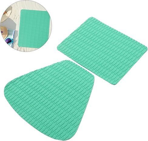 SUPVOX 1 Set Inflatable Kayak Seat Cushion Lightweight Comfortable Pad for Fishing Outdoor Camping Kayaking Quick Inflate Deflate Non Slip Design Light Green in Saudi Arabia