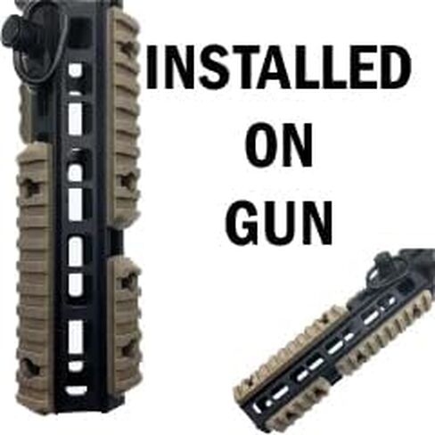 Gotical 13 Slots MLOK Picatinny Rail Section for M-Lok Handguard Flat Dark Earth Fit for 21mm Picatinny/Weaver Rails in Saudi Arabia