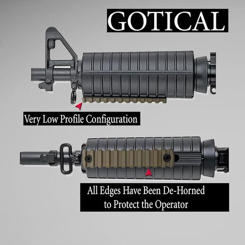 Gotical 13 Slots MLOK Picatinny Rail Section for M-Lok Handguard Flat Dark Earth Fit for 21mm Picatinny/Weaver Rails in Saudi Arabia
