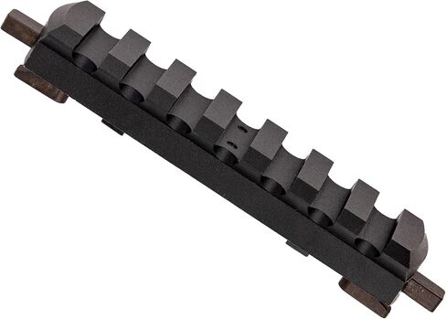 ملحق السكك الحديدية Picatinny ذو 7 فتحات، ألومنيوم خفيف الوزن، لمسة نهائية بأكسيد أسود in Kuwait