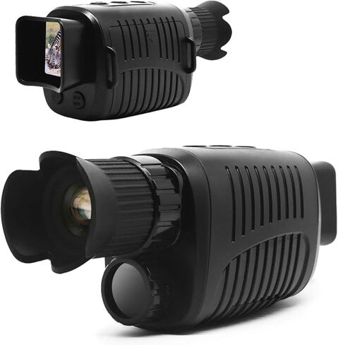 Night Vision Monocular with Card Reader 64GB Memory Card IP54 Waterproof 7 Levels Infrared Adjustable Night Vision Device in Saudi Arabia