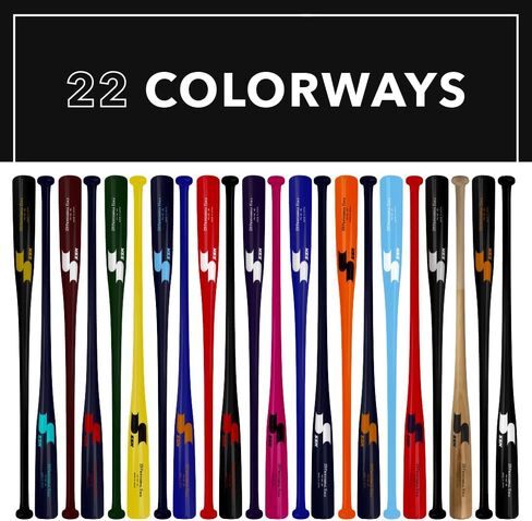SSK Z9 Professional Edge Coaches Wood Fungo Bat 33" 35" 37" - Baseball & Softball - 60 Day Warranty (Royal/Royal/White, 37") in Saudi Arabia