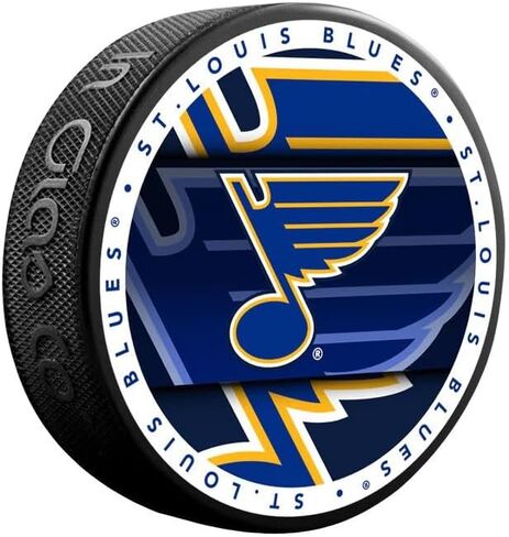 Blues Officially Licensed Medallion Design Hockey Puck in Saudi Arabia