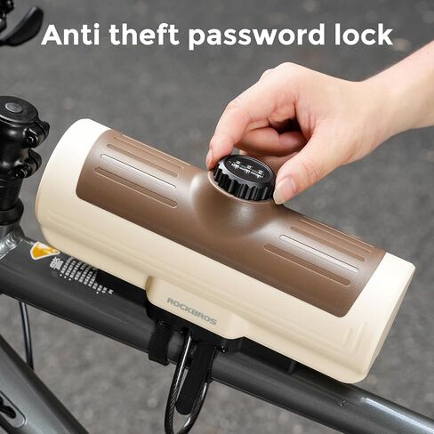 ROCKBROS Password Storage Box Mountain Road Bicycle Frame Bag Hard Shell Key Anti-Theft Box Secure Durable Storage in Saudi Arabia