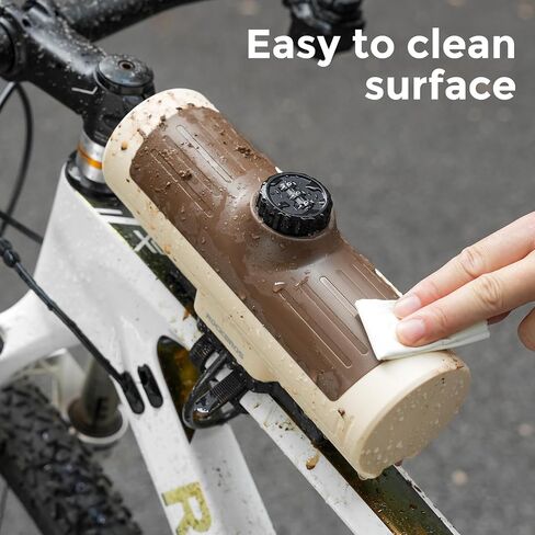 ROCKBROS Password Storage Box Mountain Road Bicycle Frame Bag Hard Shell Key Anti-Theft Box Secure Durable Storage in Saudi Arabia