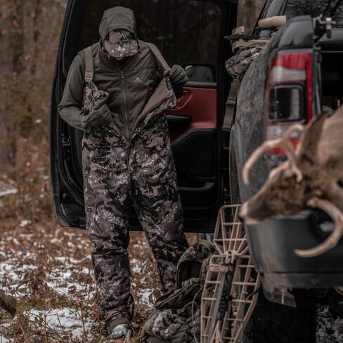 Pnuma Outdoors Torrent Bibs, Caza Camo, Water-Resistant, Primaloft Insulation, Adjustable Straps (to-BB-OV) in Saudi Arabia