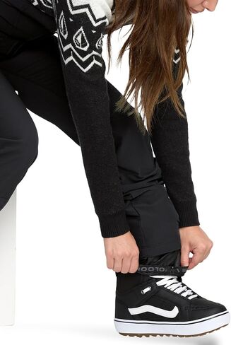 Volcom womens Battle Stretch Bib Snow Pants – 15k Waterproof 3-layer, Skinny Fit in Saudi Arabia