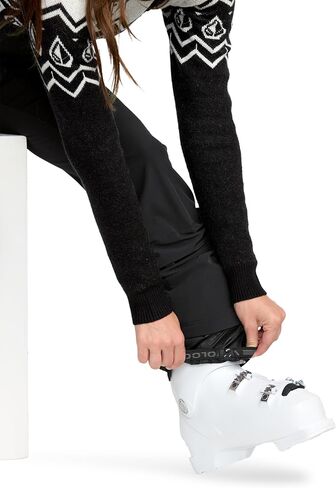 Volcom womens Battle Stretch Bib Snow Pants – 15k Waterproof 3-layer, Skinny Fit in Saudi Arabia