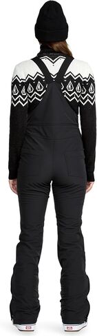 Volcom womens Battle Stretch Bib Snow Pants – 15k Waterproof 3-layer, Skinny Fit in Saudi Arabia