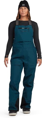 Dakine Women's Stoker Gore-Tex 3L Snow Bib Overalls, RECCO®, Bluesign®, PFAS-Free, Blue, Medium in Saudi Arabia