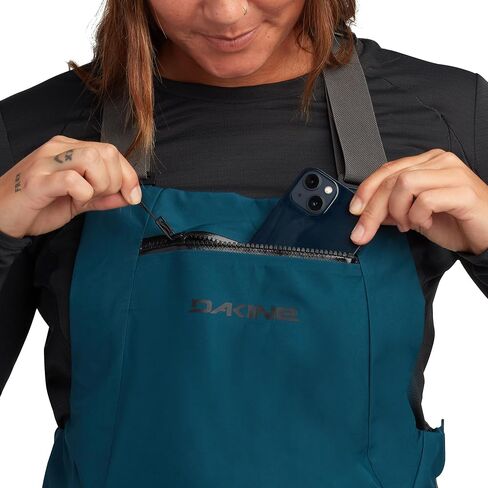 Dakine Women's Stoker Gore-Tex 3L Snow Bib Overalls, RECCO®, Bluesign®, PFAS-Free, Blue, Medium in Saudi Arabia