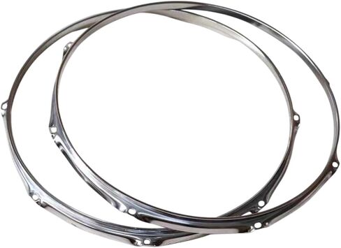 Bass Drum Hoops Snare Drum Batter 6 Hole Spare Part Percussion Instrument Components Practical Repair DIY for Upper and Lower- 11 inch in Kuwait