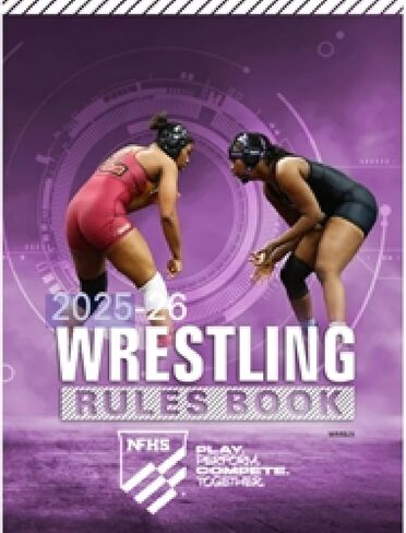 2025-2026 NFHS Wrestling Rule Book Coach Referee Official in Saudi Arabia