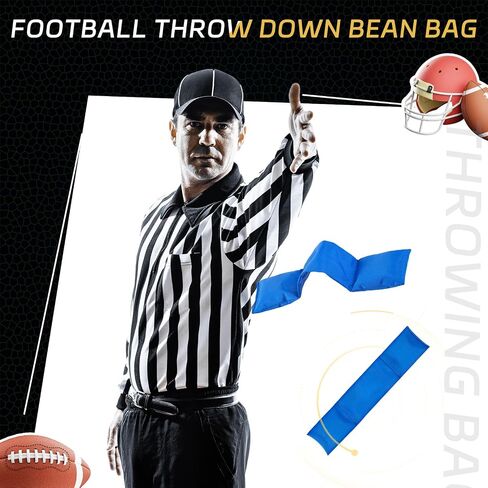 Deekin 2 Pcs Football Referee Bean Bag Accessories Football Referee Throw Down Nylon Bean Bag in Saudi Arabia