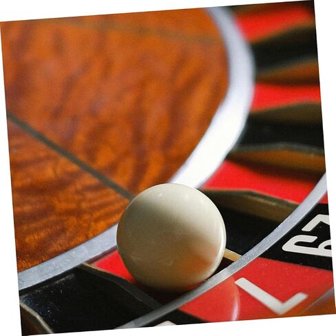 Roulette Wheel Replacement Beads 5pcs Rotating Game Balls for Party Decorative Round Beads for Roulette Table Games in Saudi Arabia