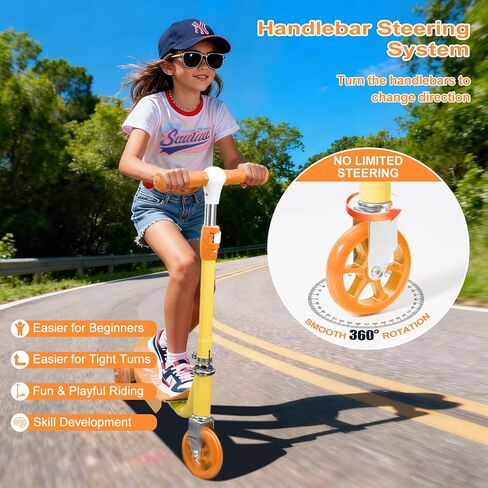 سكوتر الأطفال: سكوترات ذات 3 عجلات مضاءة بإضاءة LED للأطفال 2-5،3 مقود ارتفاع قابل للتعديل، سطح مضاد للانزلاق، سكوترات معدنية شديدة التحمل للأولاد والبنات الذين تتراوح أعمارهم بين 3-5 سنوات، حتى 110 رطل، سكوتر ركلة للأطفال الصغار 2 سنة in Kuwait