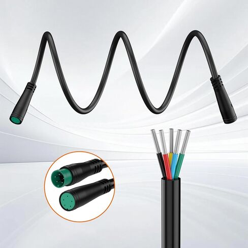 تمديد الكابل مع قابس جوليت 2Pin/3Pin/4Pin/5Pin أنثى-ذكر، أنثى-أنثى، ذكر-ذكر موصلات للضوء الكهربائي/خنق/الفرامل/عرض أجزاء الدراجة الإلكترونية تمديد الأسلاك in Kuwait