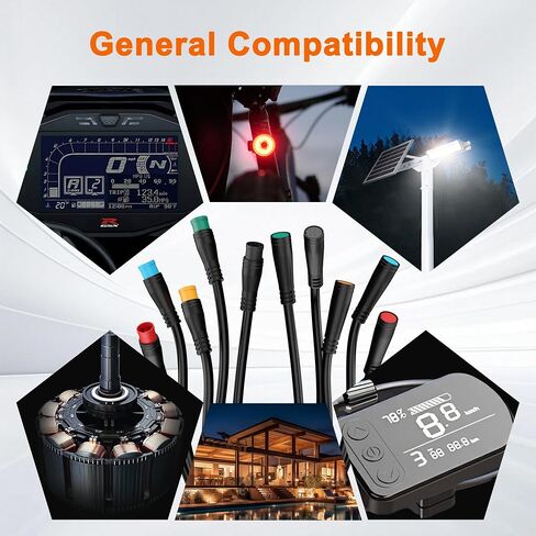 تمديد الكابل مع قابس جوليت 2Pin/3Pin/4Pin/5Pin أنثى-ذكر، أنثى-أنثى، ذكر-ذكر موصلات للضوء الكهربائي/خنق/الفرامل/عرض أجزاء الدراجة الإلكترونية تمديد الأسلاك in Kuwait