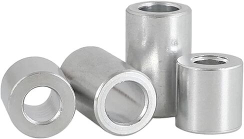 CNC Machined Aluminum Alloy Spacer Sleeves, Non-Threaded Stand-Off Washers, M3-M8 Sizes, RC Model Parts, 5-20 Pack (D16x M5 (5pcs) Length 4mm) in Saudi Arabia