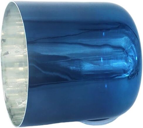 8 Inch Dark Blue Alchemy Crystal Singing Bowl, Chakra Bowl Sound Bowl, Gift For Yoga Meditation & Sound Healing, With Free Acrylic Striker & O-ring(F Note) in Kuwait