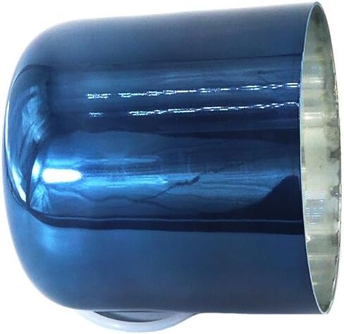 8 Inch Dark Blue Alchemy Crystal Singing Bowl, Chakra Bowl Sound Bowl, Gift For Yoga Meditation & Sound Healing, With Free Acrylic Striker & O-ring(F Note) in Kuwait