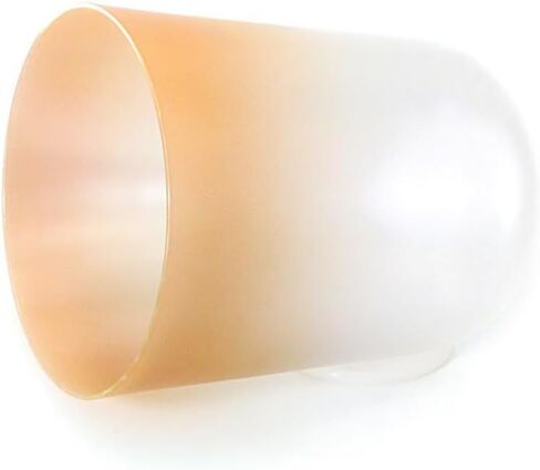 8 Inch Alchemy Crystal Singing Bowl Orange Gradient, Chakra Bowl Sound Bowl, Gift For Yoga Meditation & Sound Healing, With Free Acrylic Striker & O-ring(C Note) in Kuwait