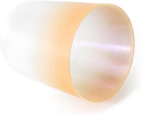 8 Inch Alchemy Crystal Singing Bowl Orange Gradient, Chakra Bowl Sound Bowl, Gift For Yoga Meditation & Sound Healing, With Free Acrylic Striker & O-ring(C Note) in Kuwait