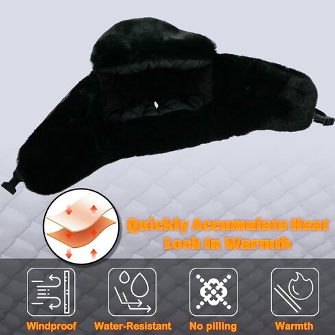 قبعة صياد جلدية شتوية للجنسين مع طلاء من البولي يوريثان للصيد والتزلج والأنشطة الخارجية الشتوية in Kuwait