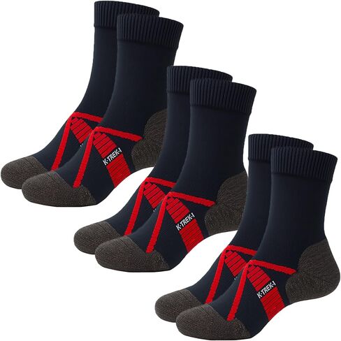 Kaiera - Trek Light – 3-Pack Lightweight Merino Wool Hiking Socks, Made in Italy, Breathable, Ultra Comfortable & Soft in Saudi Arabia