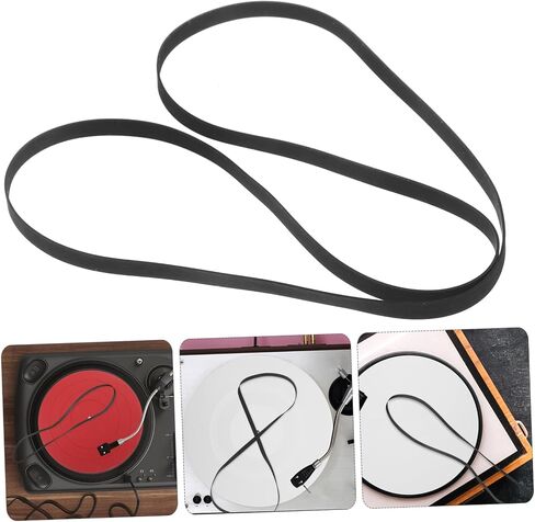 Homoyoyo Rubber Turntable Belt Phonograph Replacement Accessory for Record Players for Maintaining and Functionality in Saudi Arabia