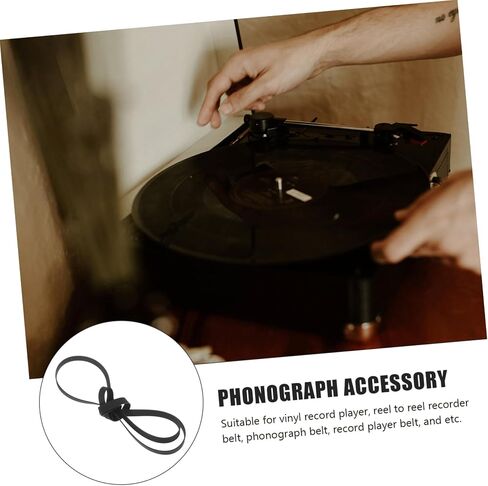 Homoyoyo Rubber Turntable Belt Phonograph Replacement Accessory for Record Players for Maintaining and Functionality in Saudi Arabia